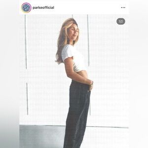 BRAND NEW Parke horseshoe jeans in stone